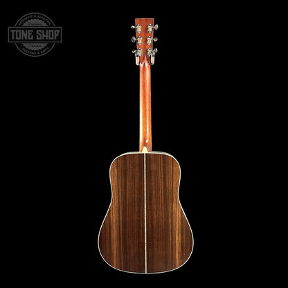 Full back of Martin D-28 Ambertone.