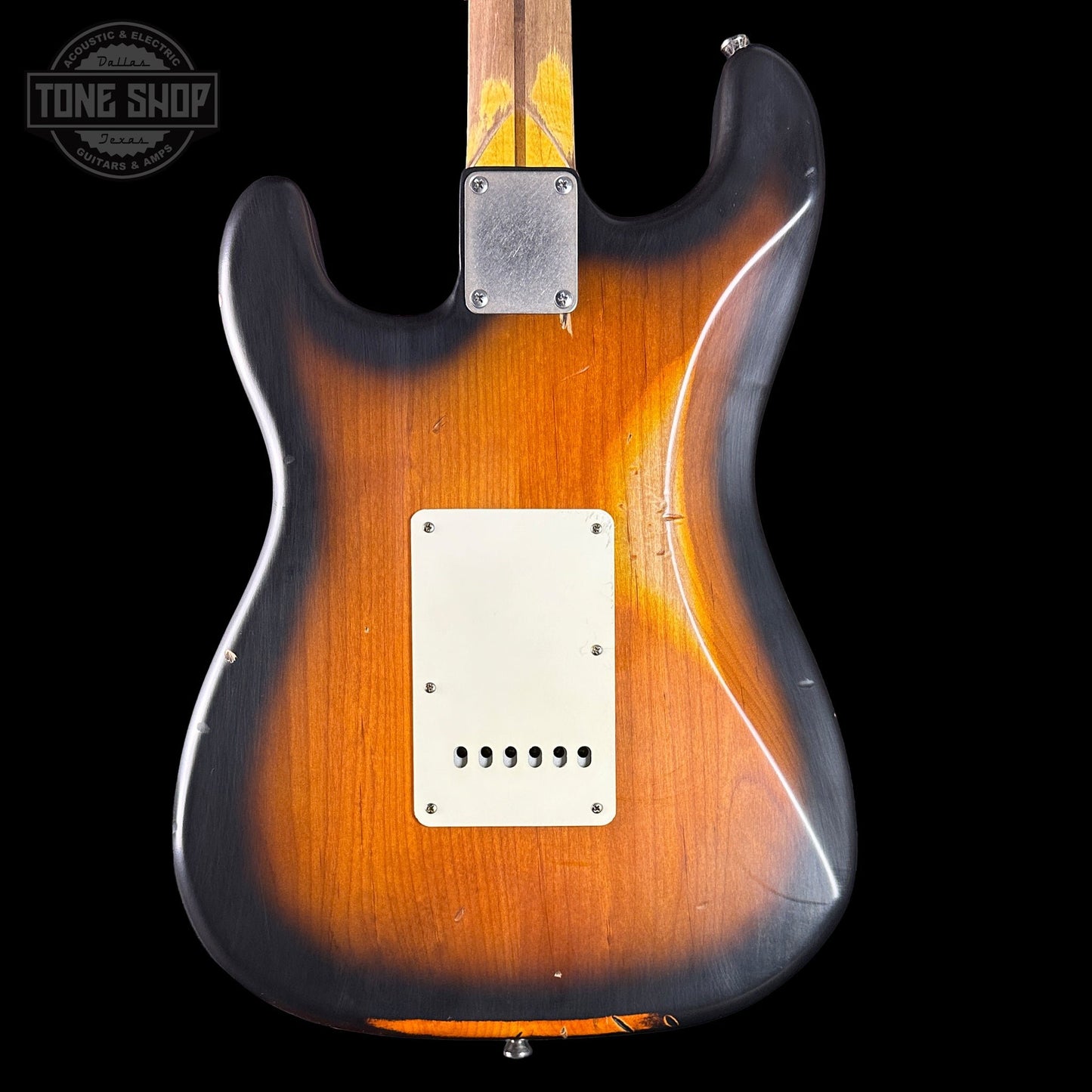 Back of Nash S-57 Alder/MP 2-Tone Sunburst Medium Aging.