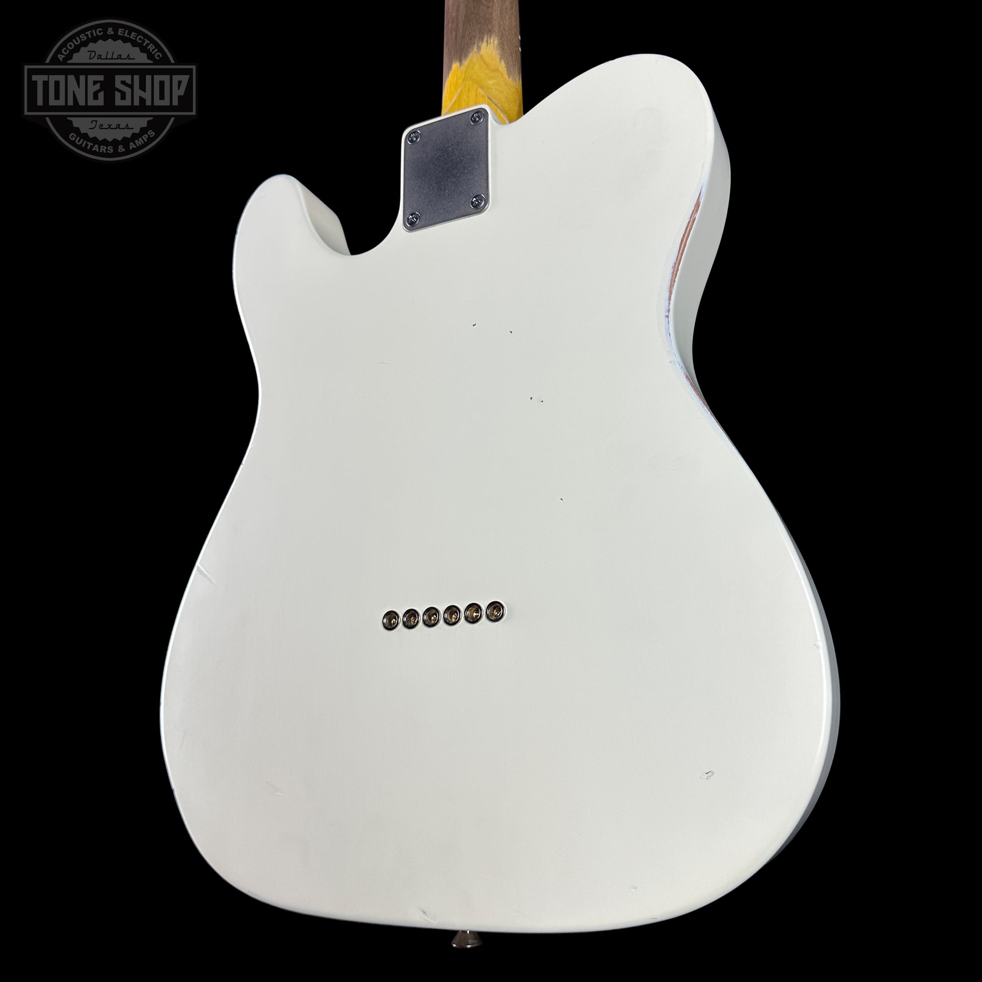 Back angle of Nash T-63 Olympic White.