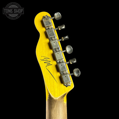 Back of headstock of Nash T-52 Mary Kaye Ash/MP Light Aging.