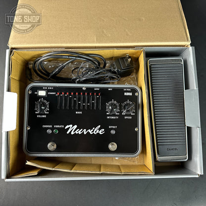 Used Korg NuVibe Vibrato/Chorus in box.