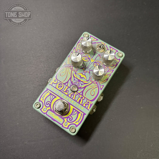 Top of Used Digitech Polara Reverb Pedal.