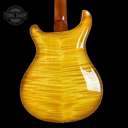 Back of PRS Wood Library Hollowbody II Piezo 10 top Livingston Lemondrop Braz.