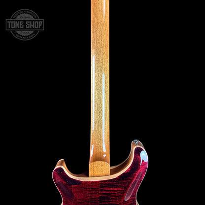 Back of neck of PRS Hollowbody II Piezo 10-top Red Tiger.