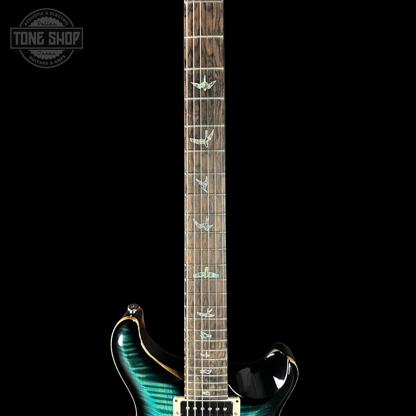 Fretboard of PRS 40th Anniversary Custom 24 Limited Edition Sub Zero.