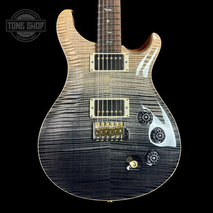 Front of PRS TSG Anniversary Wood Library Artist DGT Frostbite Brazilian Rosewood.