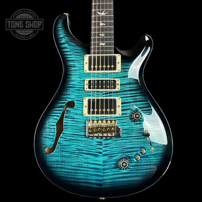 Front of PRS Special Semi-hollow Cobalt Smokeburst 10 Top Birds.