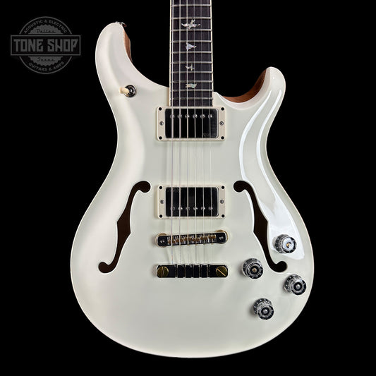 Front of PRS McCarty 594 Hollowbody II Birds Antique White.