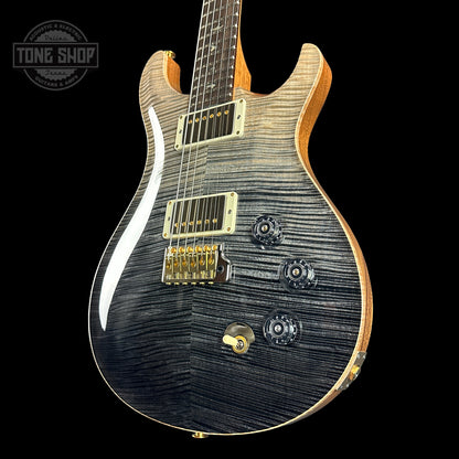 Front angle of PRS TSG Anniversary Wood Library Artist DGT Frostbite Brazilian Rosewood.