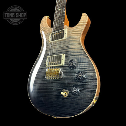 Front angle of PRS TSG Anniversary Wood Library Artist DGT Frostbite Brazilian Rosewood.