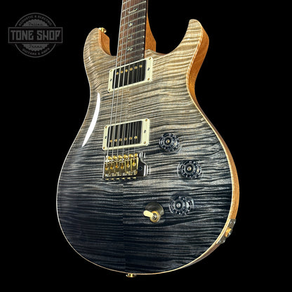 Front angle of PRS TSG Anniversary Wood Library Artist DGT Frostbite Brazilian Rosewood.