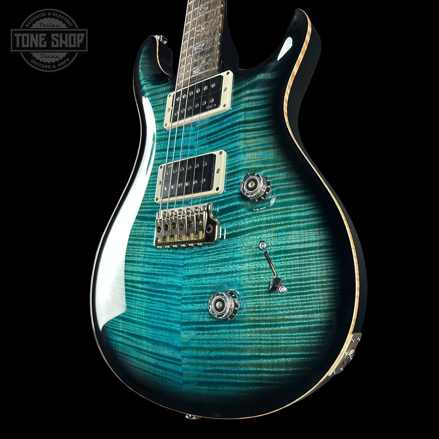 Front angle of PRS 40th Anniversary Custom 24 Limited Edition Sub Zero.