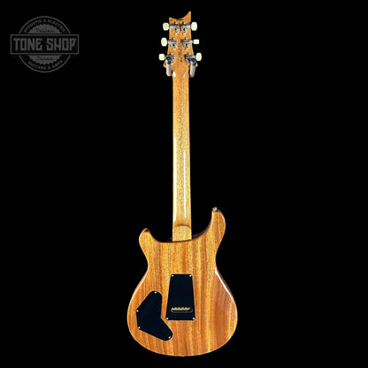 Full back of PRS TSG Anniversary Wood Library Artist DGT Gold Storm Fade Brazilian Rosewood.