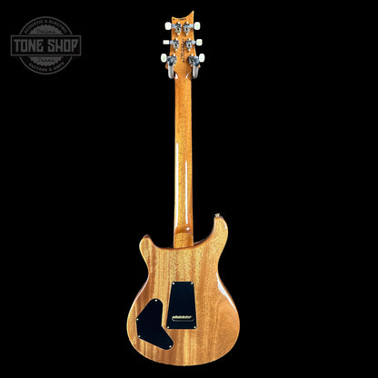 Full back of PRS TSG Anniversary Wood Library Artist DGT Gold Storm Fade Brazilian Rosewood.