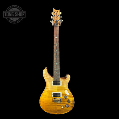 Full front of PRS TSG Anniversary Wood Library Artist DGT Gold Storm Fade Brazilian Rosewood.