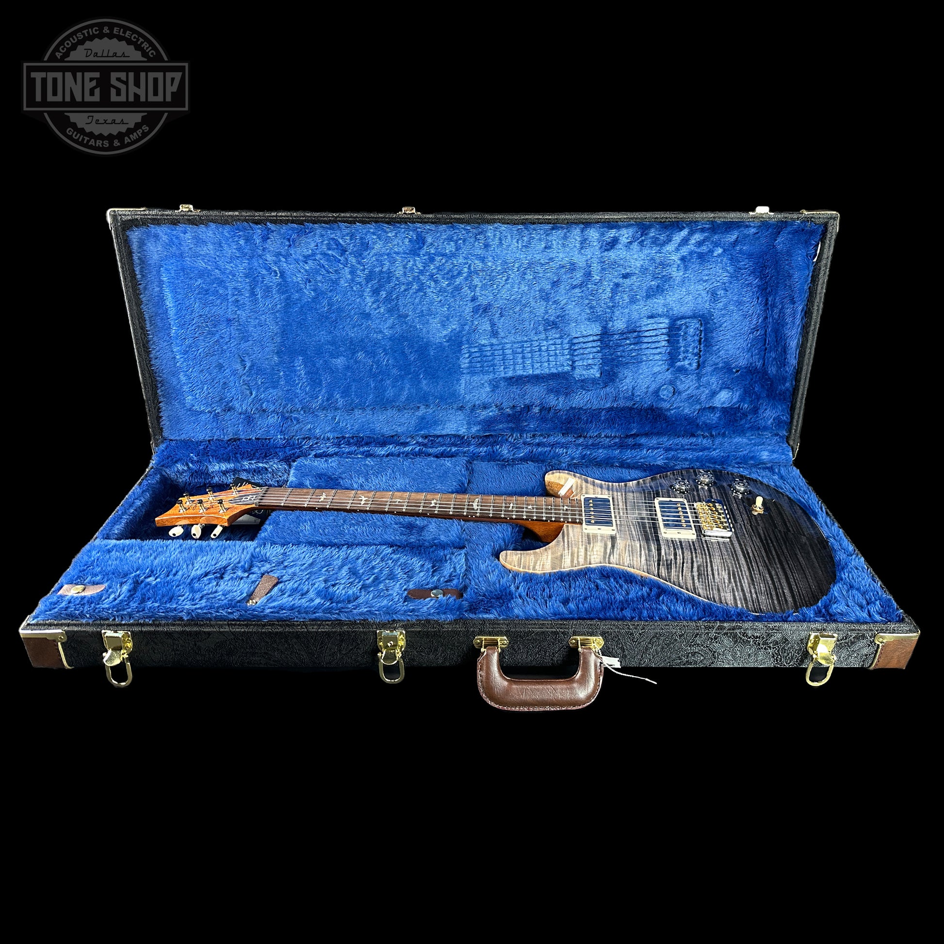 PRS TSG Anniversary Wood Library Artist DGT Frostbite Brazilian Rosewood in case.