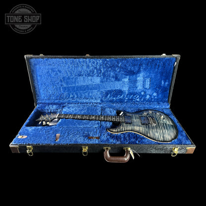 PRS Wood Library DGT Faded Whale Blue Smokeburst 10 Top Swamp Ash w/Stained Neck in case.