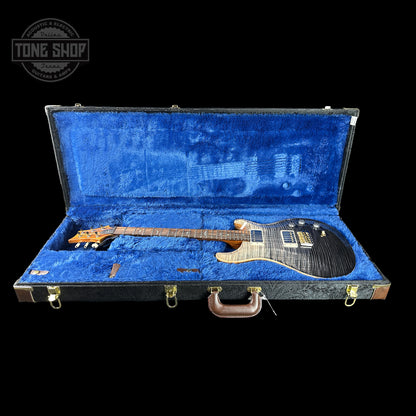 PRS TSG Anniversary Wood Library Artist DGT Frostbite Smokeburst in case.