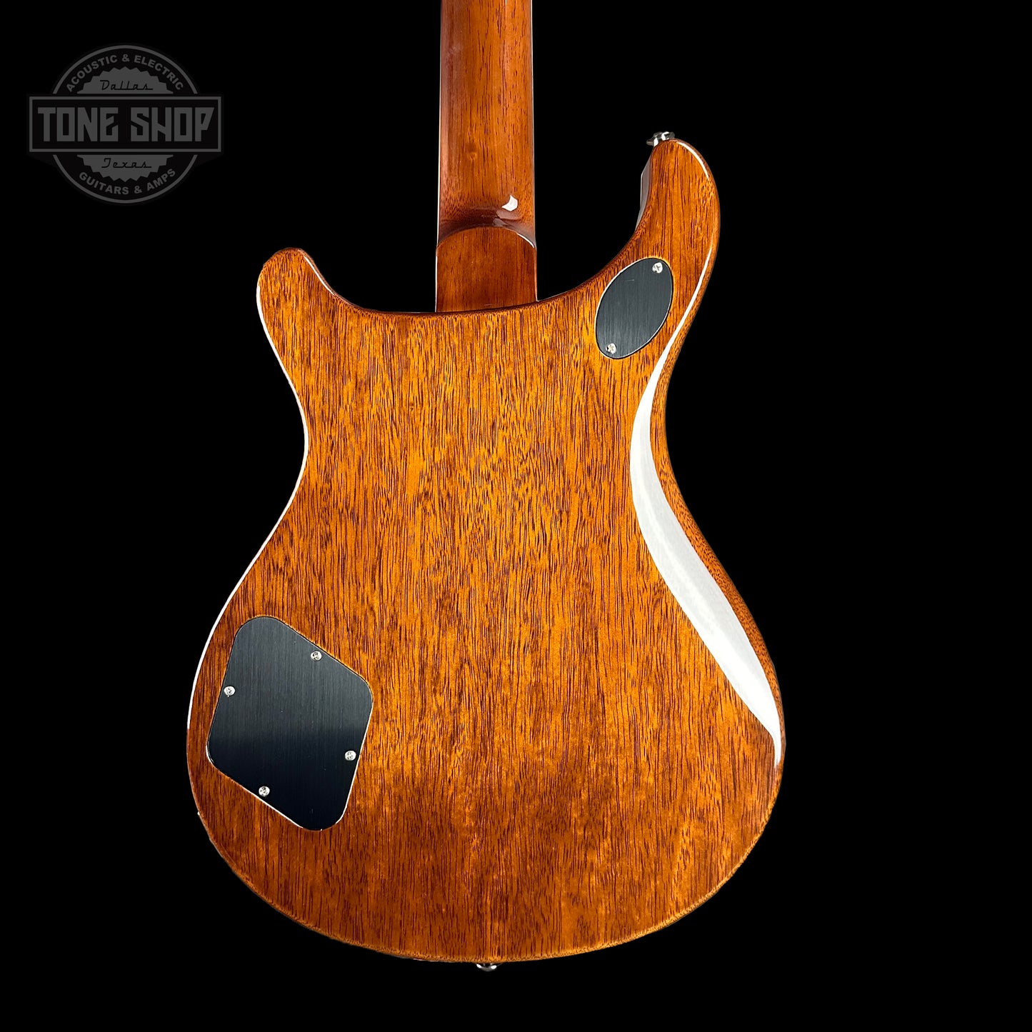 Back of PRS Wood Library McCarty 594 10-top Quilt Livingston Lemondrop.