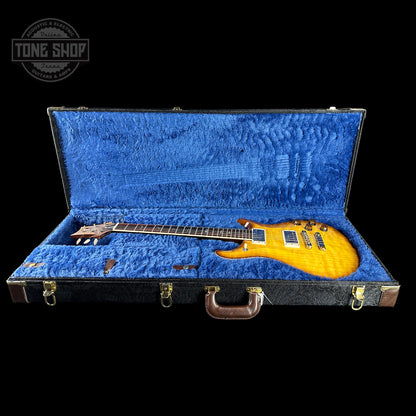 PRS Wood Library McCarty 594 10-top Quilt Livingston Lemondrop in case.