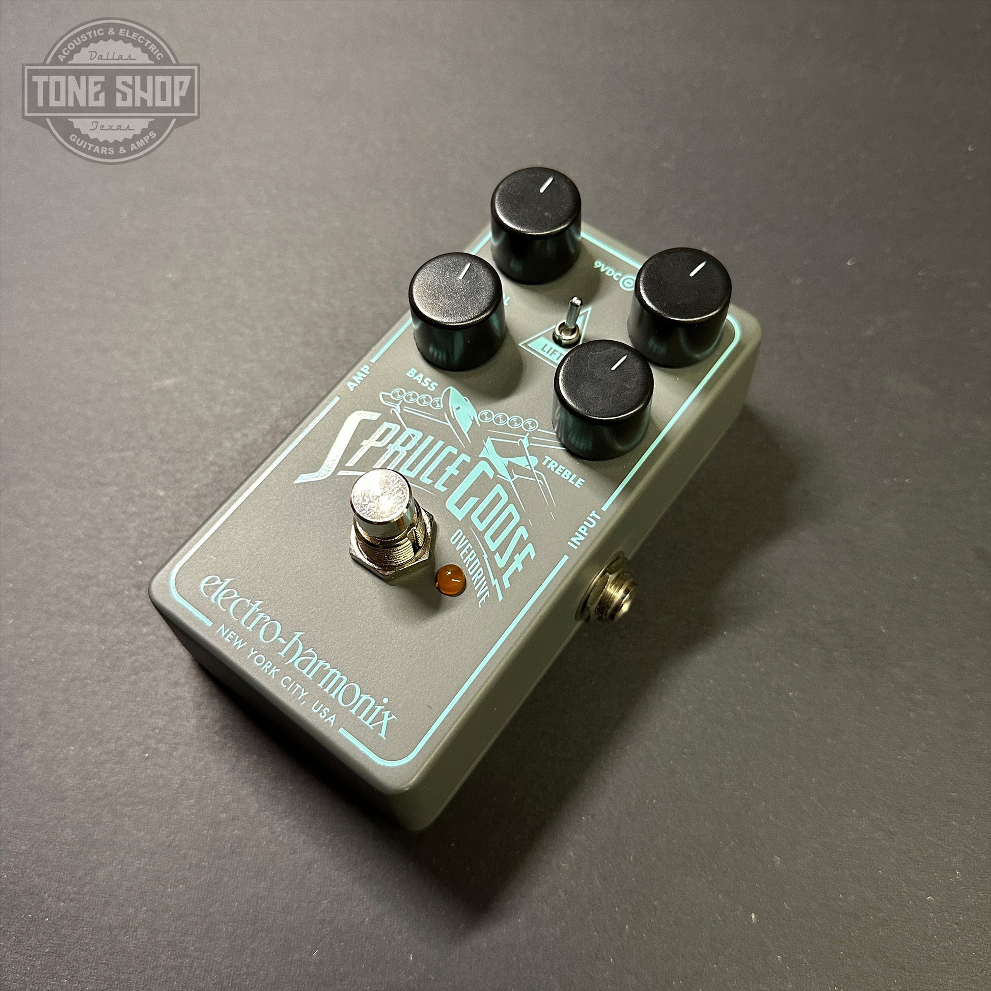 Top of Used Electro-Harmonix Spruce Goose Overdrive.