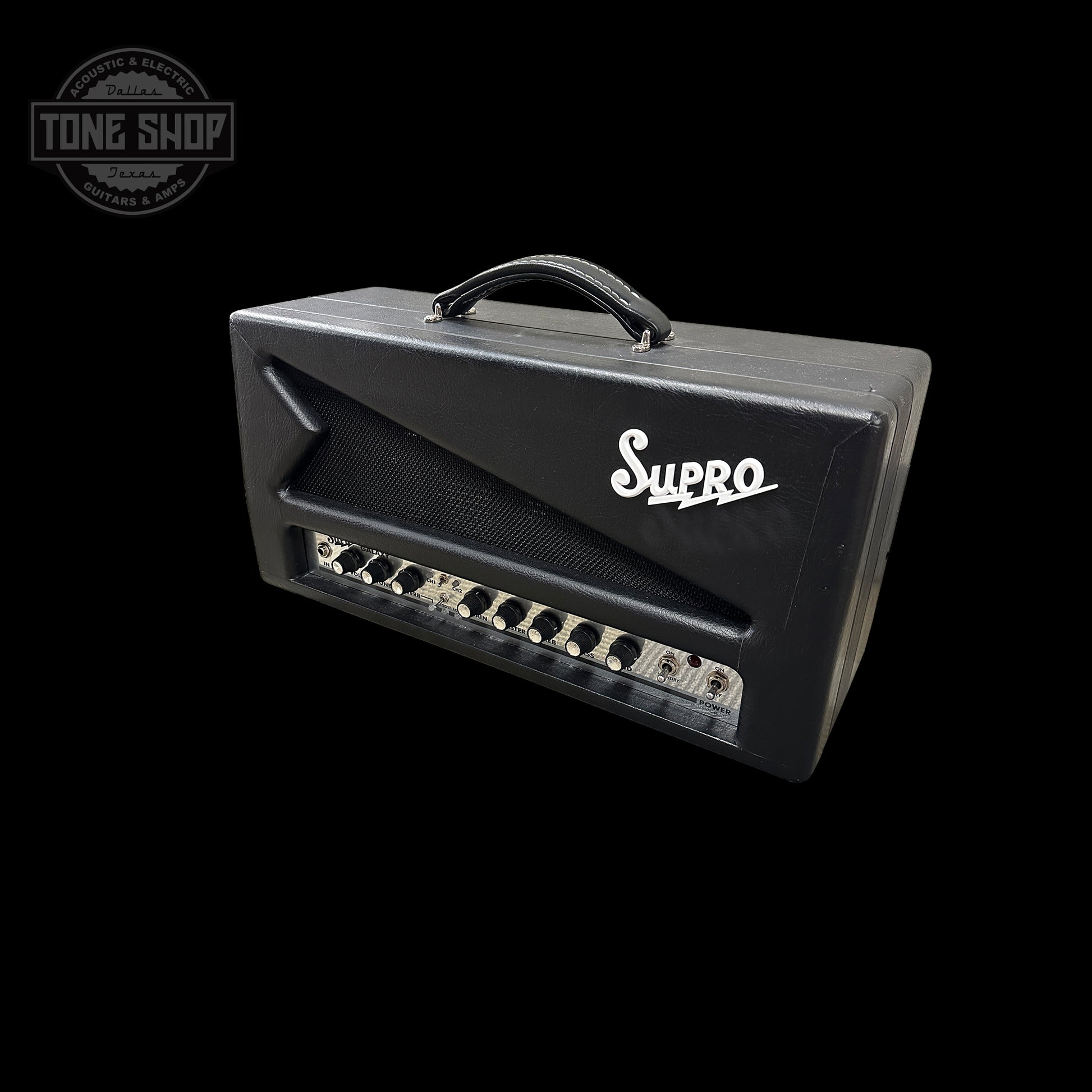 Front of Used Supro 50w Galaxy 1697R Head.