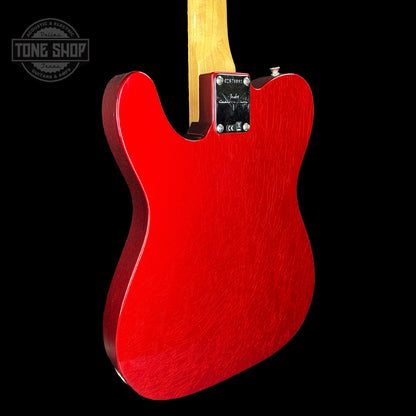 Back angle of Fender Custom Shop Time Machine '67 Tele Dlx Closet Classic Candy Apple Red.