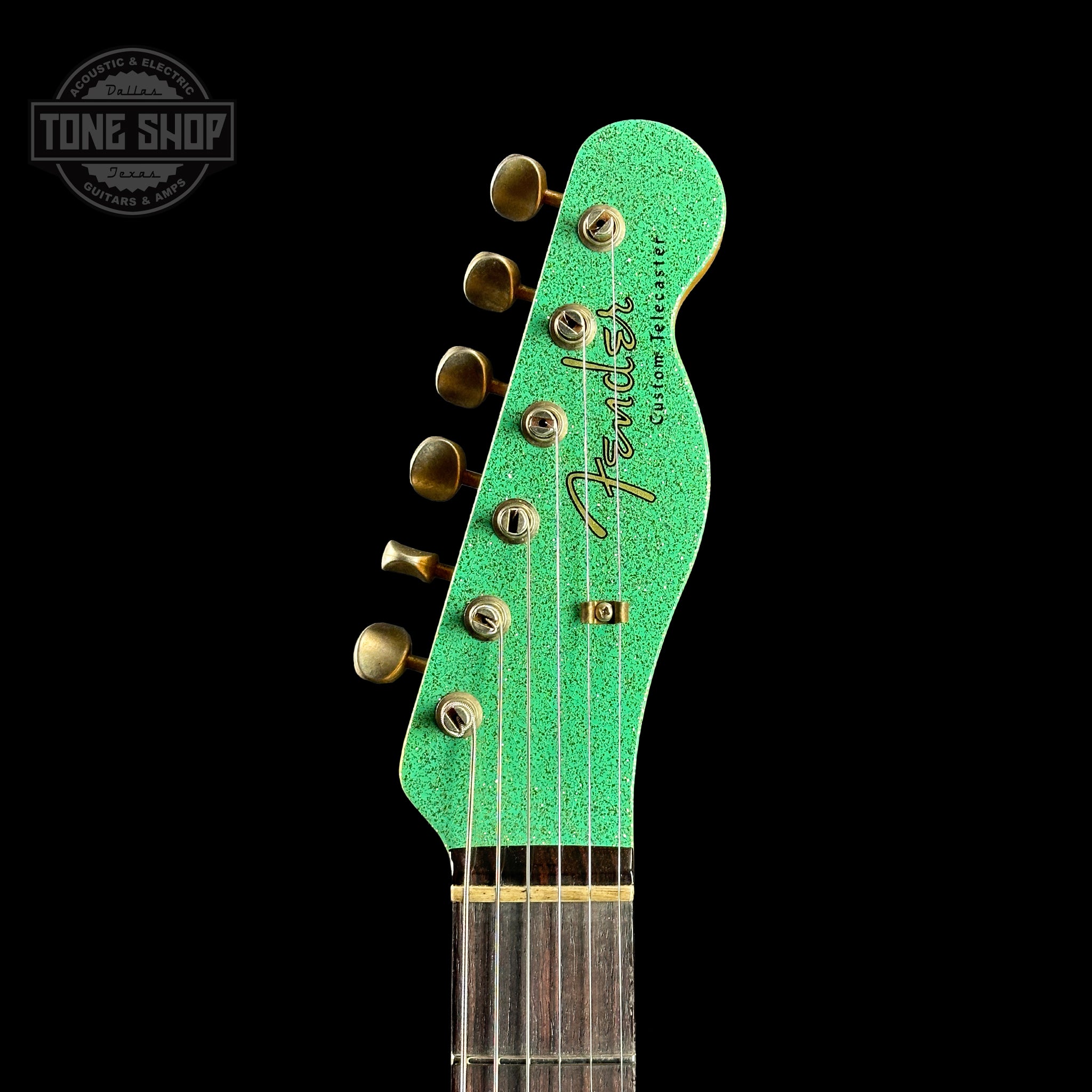 Fender Custom Shop Limited Edition Cunife Tele Custom Journeyman Relic Aged  Sea Foam Green Sparkle w/case