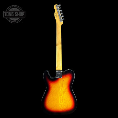 Full back of Fender Custom Shop Time Machine '67 Tele Dlx Closet Classic 3 Color Sunburst.