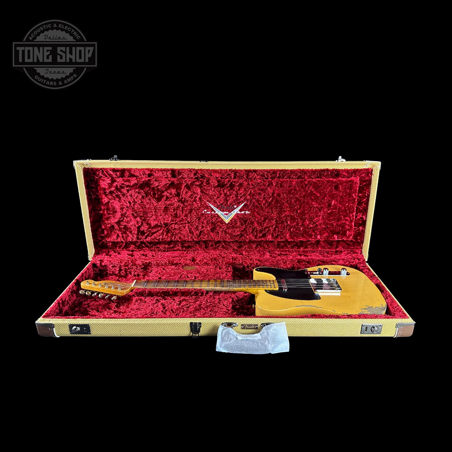 Fender Custom Shop Time Machine '54 Tele Heavy Relic Faded Aged Nocaster Blonde in case.