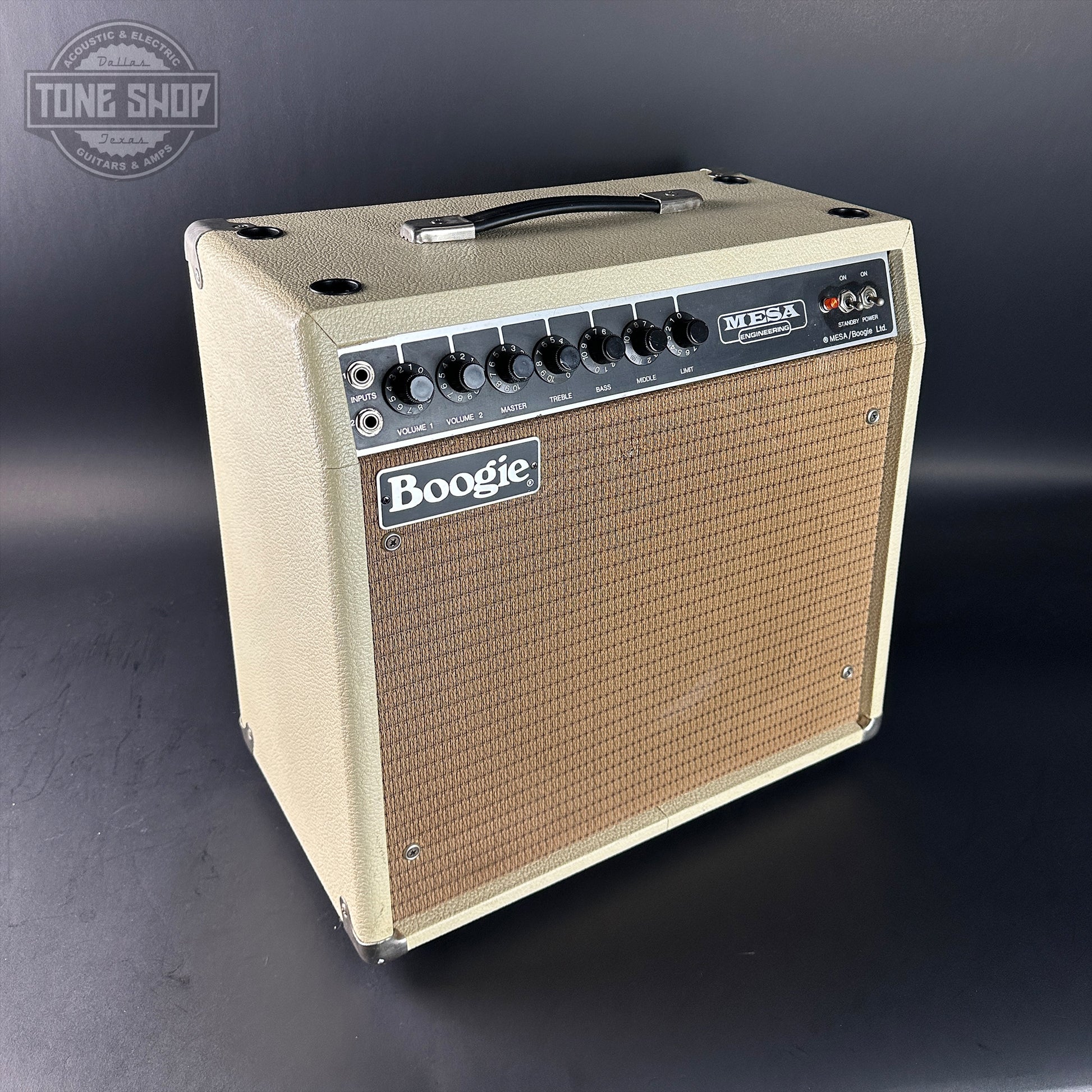 Front of Used Mesa Boogie SOB 1x12 Combo White.