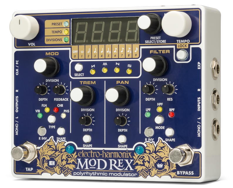 EHX Electro-Harmonix Mod Rex Polyrhythmic Modulator