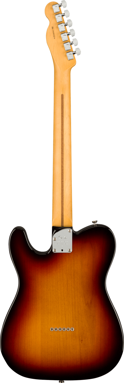 Back of Fender Telecaster RW electric guitar in 3 Color Sunburst Tone Shop Guitars Dallas TX