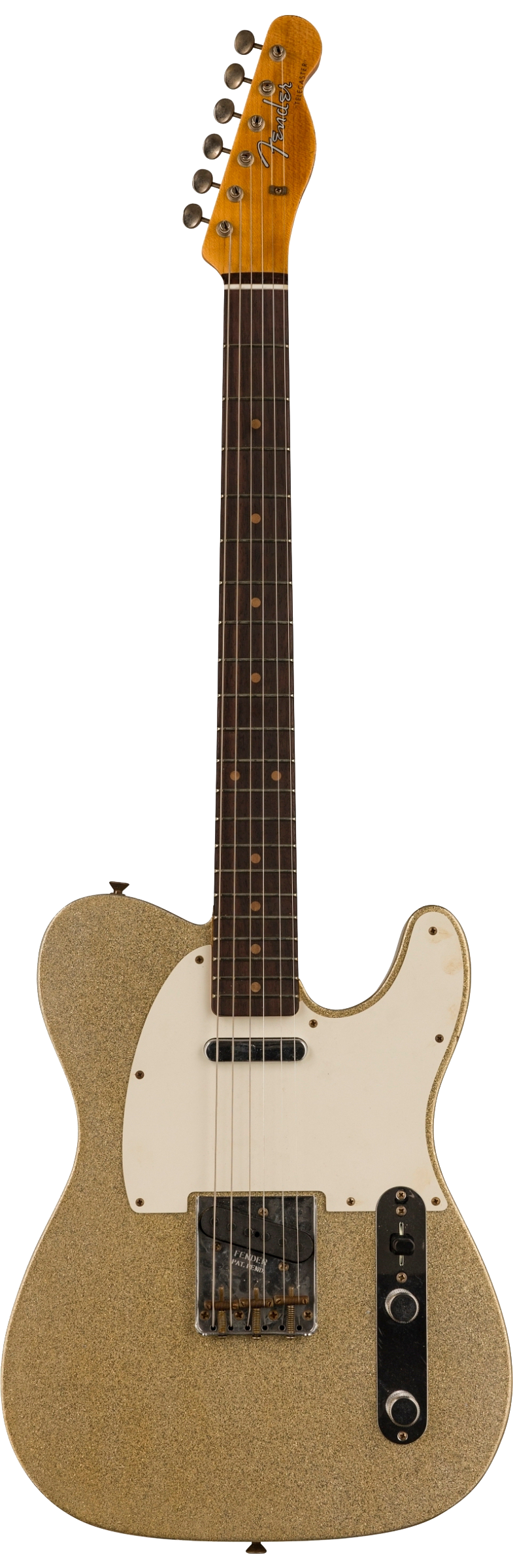 Fender Custom Shop Limited Edition 60 Tele Journeyman Relic Aged Silver  Sparkle w/case