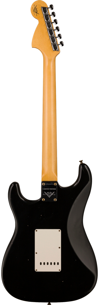 Fender Custom Shop Limited Edition 68 Strat Journeyman Relic Aged Black w/case