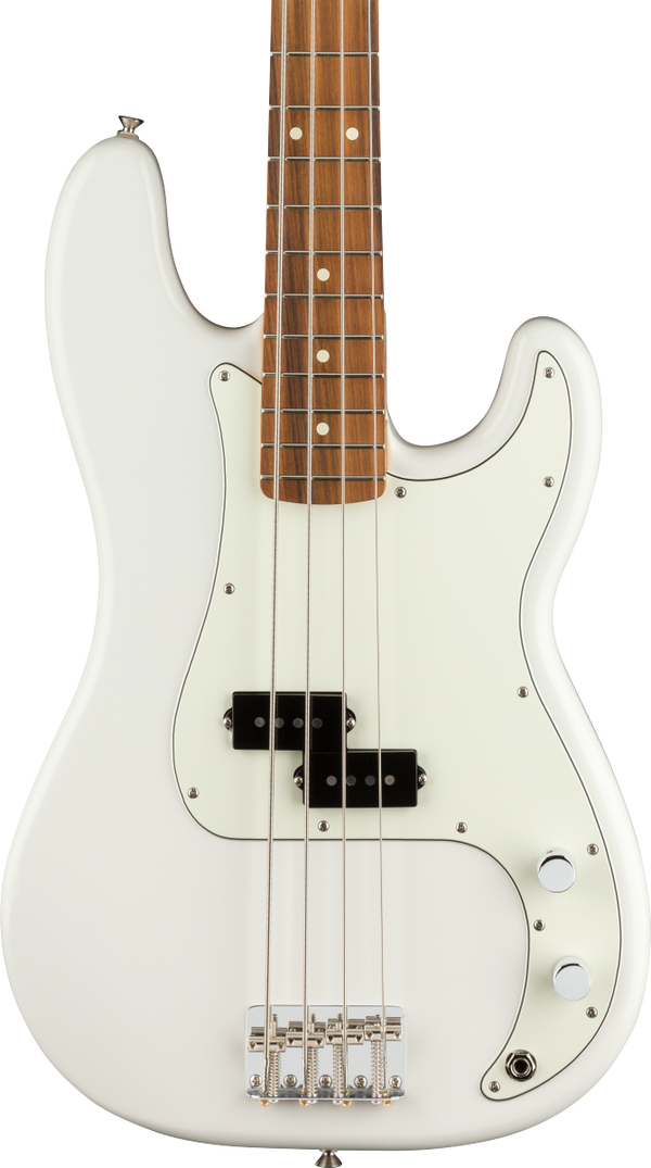 Fender Player Precision Bass Pf Polar White 0539