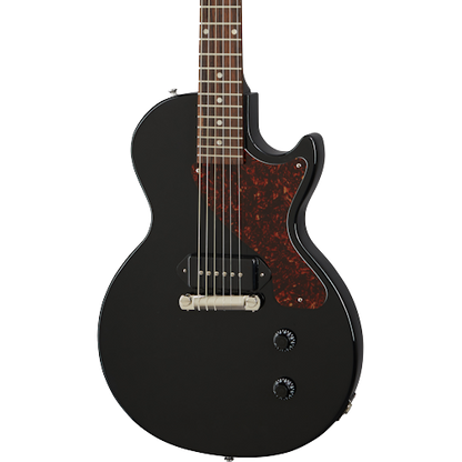 Front of Gibson Les Paul Junior Ebony.