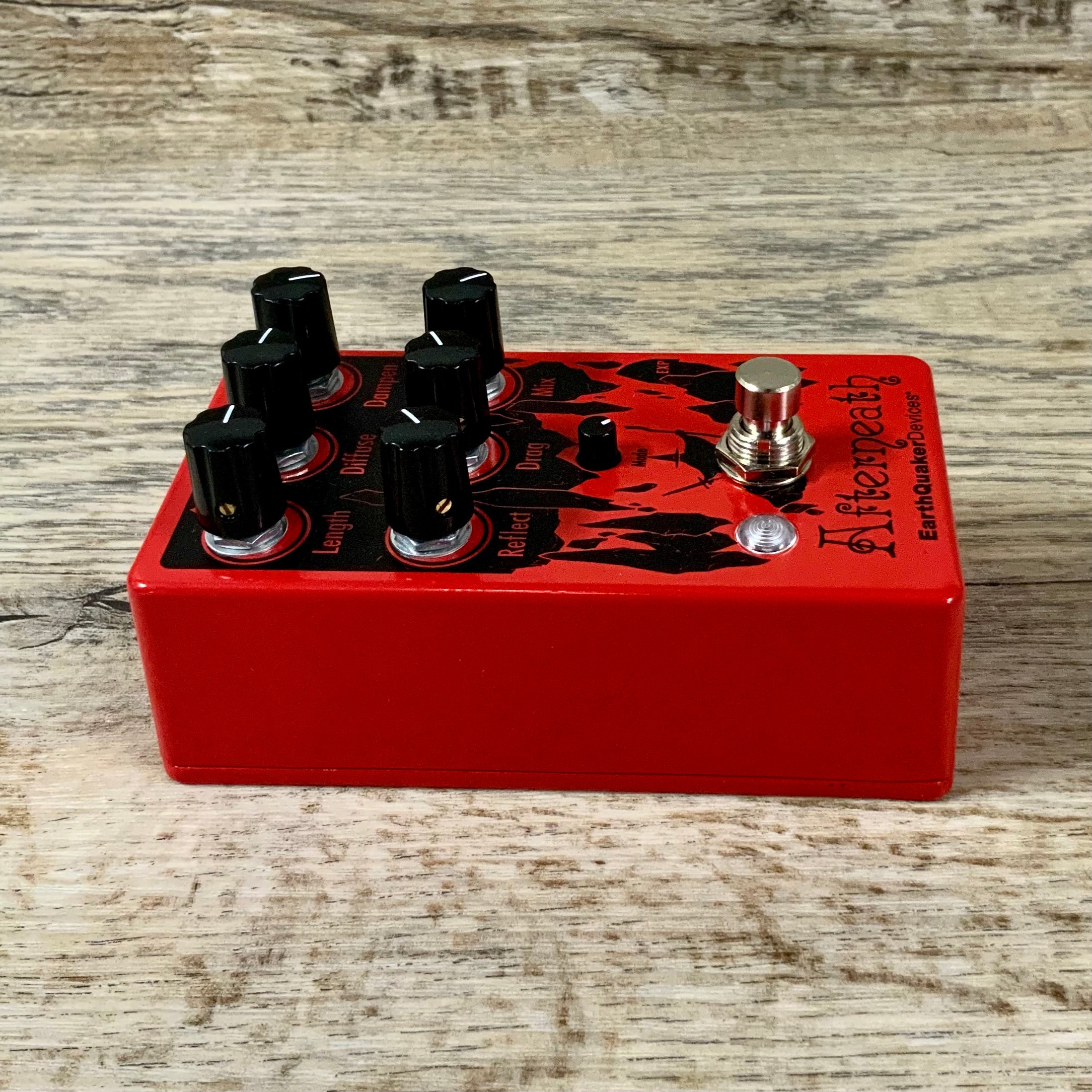 EarthQuaker Devices Afterneath V3 Tone Shop Custom Candy Apple Red