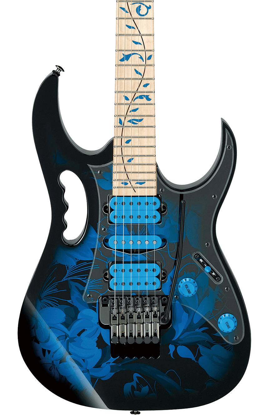 Ibanez JEM77 Steve Vai Signature Blue Floral Pattern w/bag