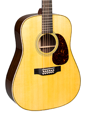 Front of Martin HD12-28 stock.