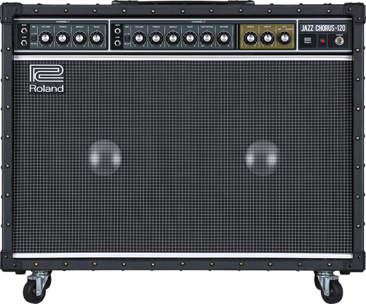 Front of Roland JC-120 Jazz Chorus Amp.