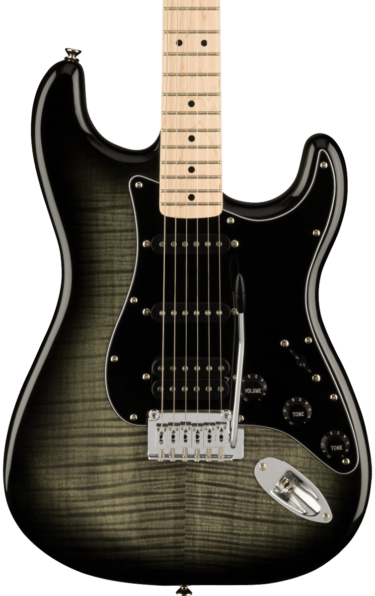 Squier Affinity Series Stratocaster FMT HSS MP Black Burst