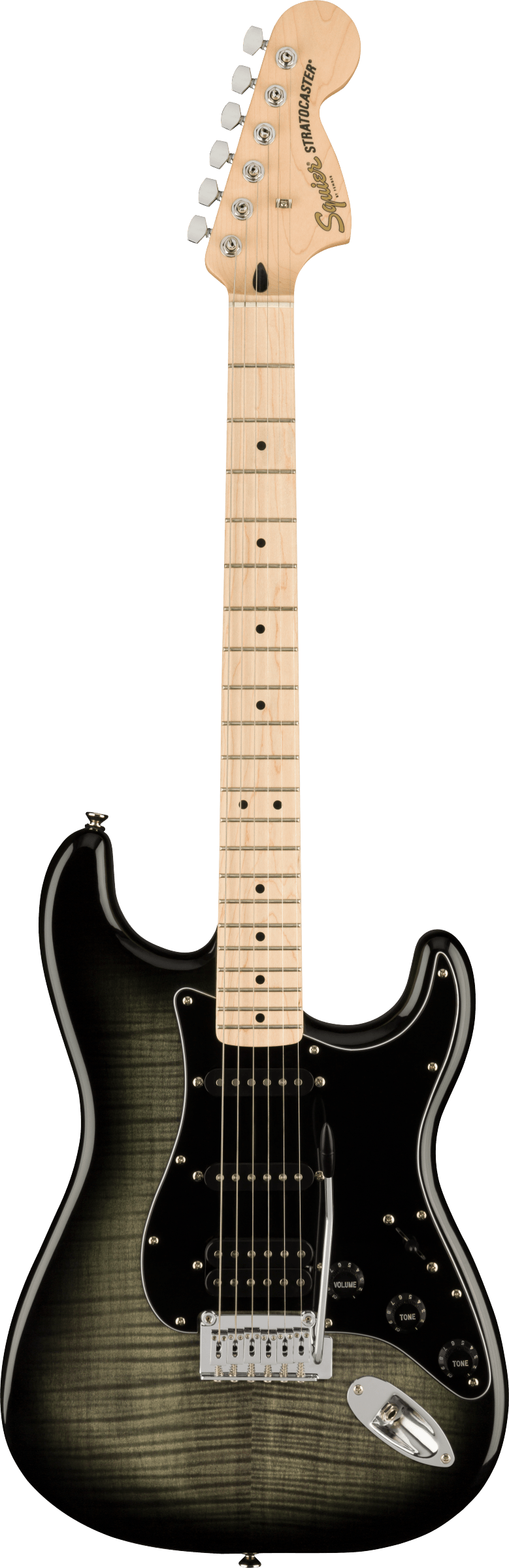 Squier Affinity Series Stratocaster FMT HSS MP Black Burst