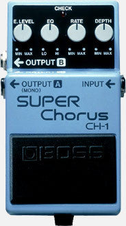 Top down of Boss CH-1 Super Chorus.