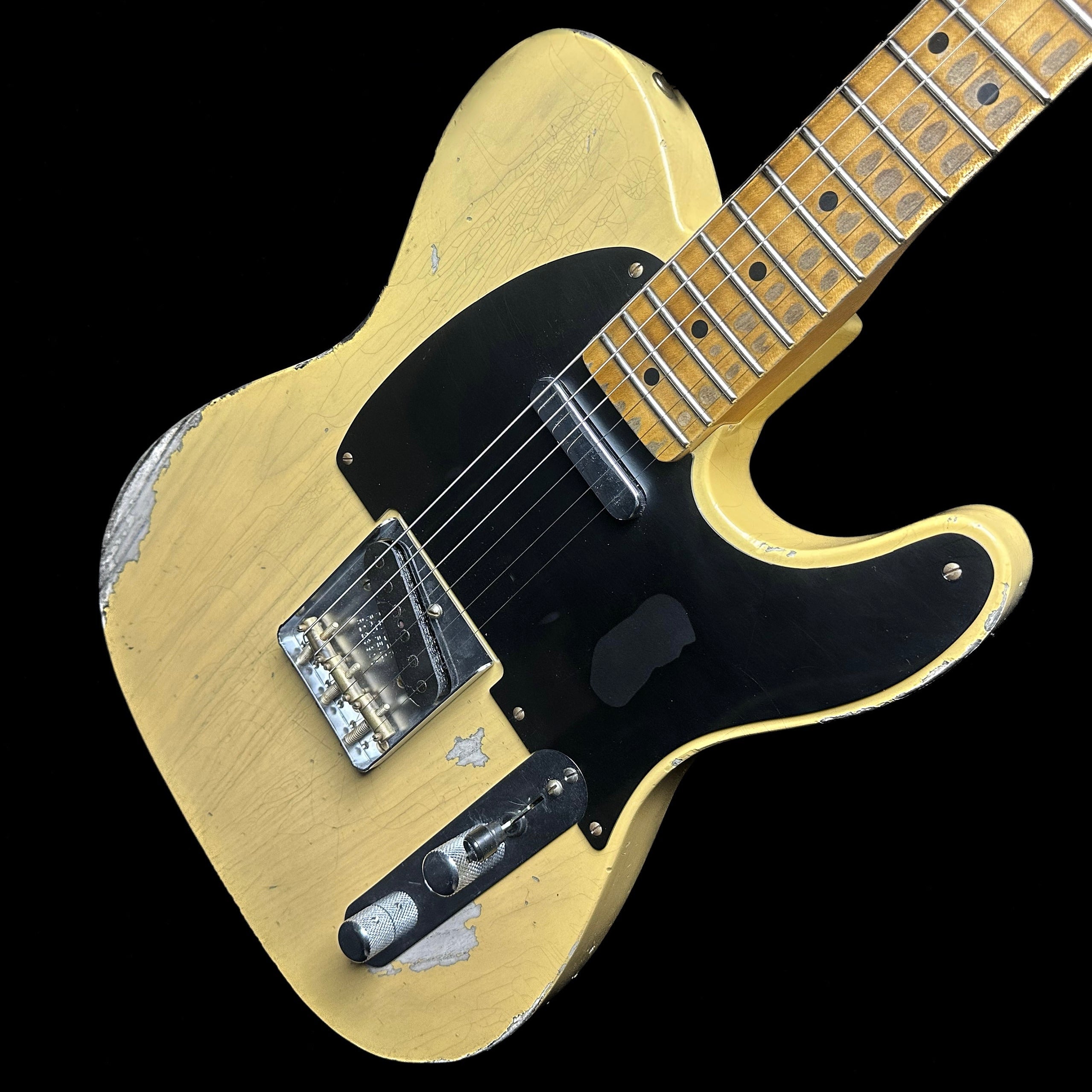 Fender Custom Shop '52 Telecaster Heavy Relic Maple Neck Aged Nocaster  Blonde w/case